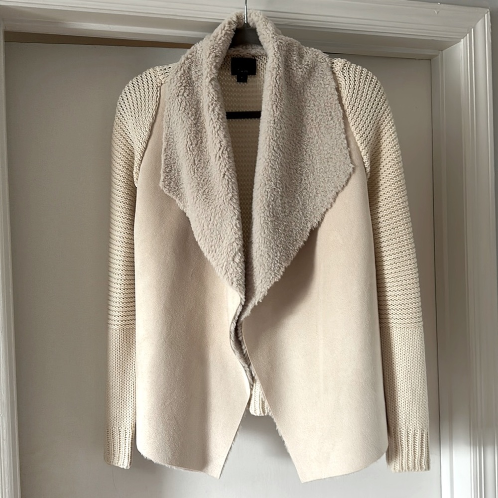 Vici Faux Suede/fur Cardigan
